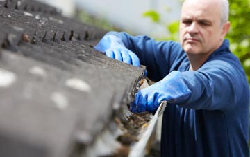 cleaning and inspecting Nant Y Ceisiad roofs